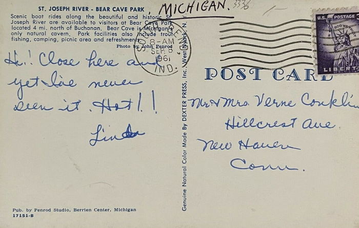 Bear Cave and Resort - Postcard (newer photo)